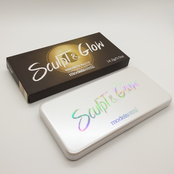 MODELS OWN Sculpt & Glow Highlighter Palette NIB Gold Spotlight 03 - Picture 3 of 9